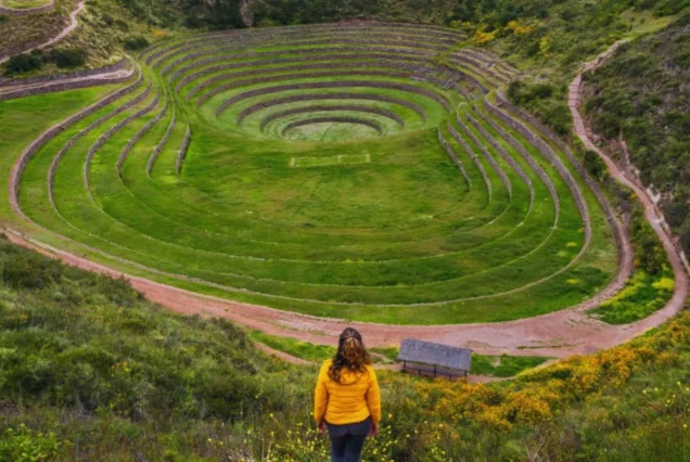 agricultura por niveles en moray