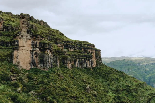 paisaje lateral de waqrapukara