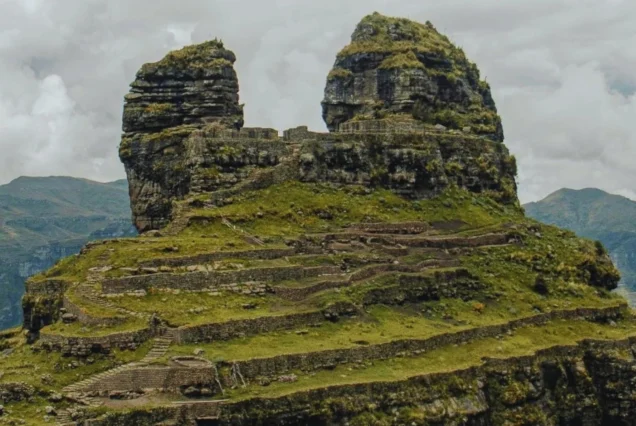 Cuernos de piedra que en epocas antiguas representaba el poder
