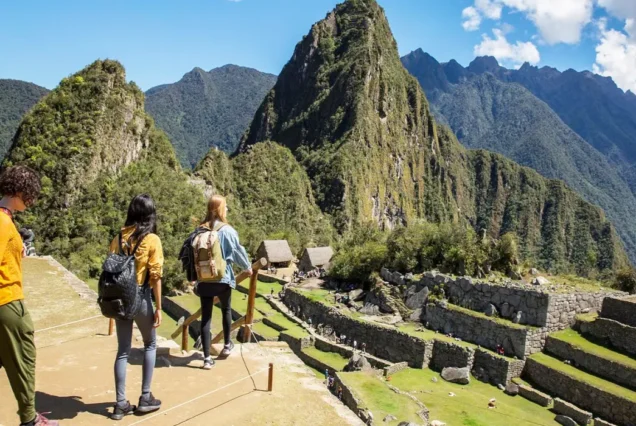 primera vista a machupicchu