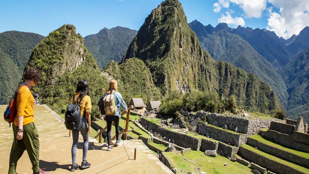 primera vista a machupicchu